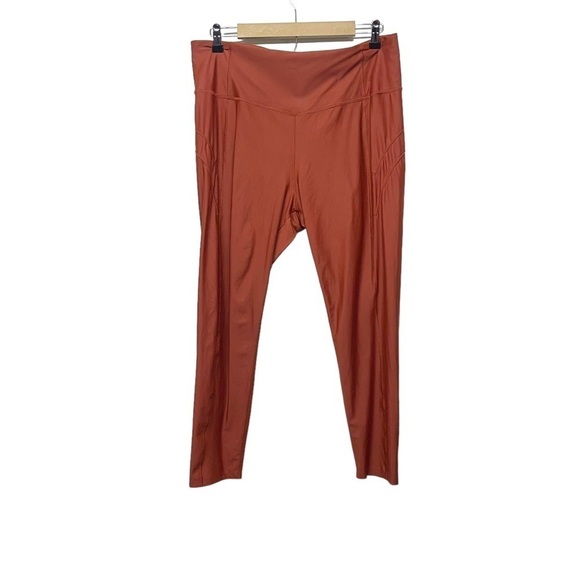 Calia Stay The Path Orange Cropped Leggings Size XXL - Picture 1 of 7